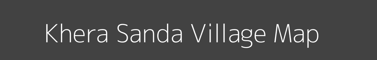 Map of Khera Sanda Village in Uttar Pradesh Image