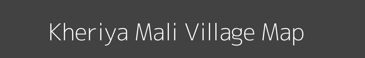 Map of Kheriya Mali Village in Madhya Pradesh Image