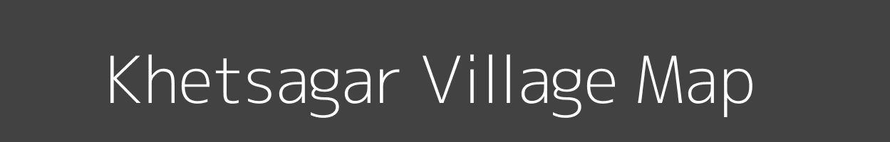 Map of Khetsagar Village in Rajasthan Image