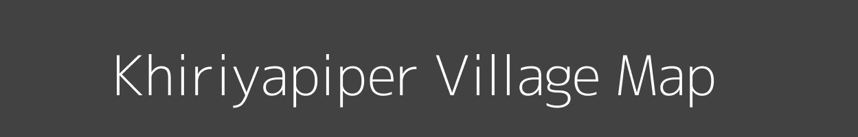 Map of Khiriyapiper Village in Uttar Pradesh Image