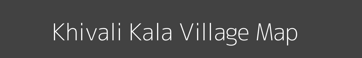 Map of Khivali Kala Village in Uttar Pradesh Image