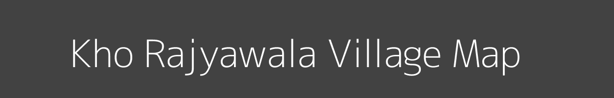 Map of Kho Rajyawala Village in Rajasthan Image
