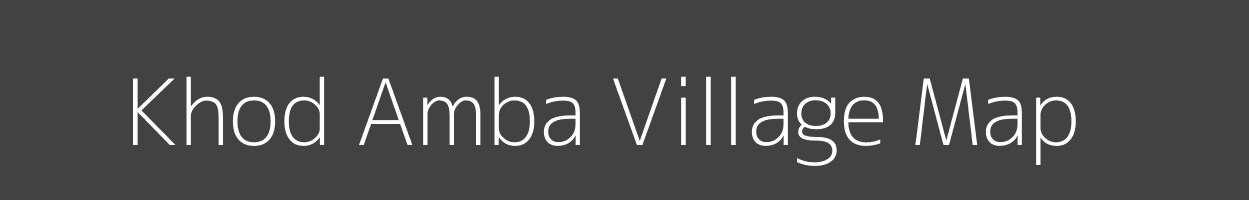 Map of Khod Amba Village in Madhya Pradesh Image