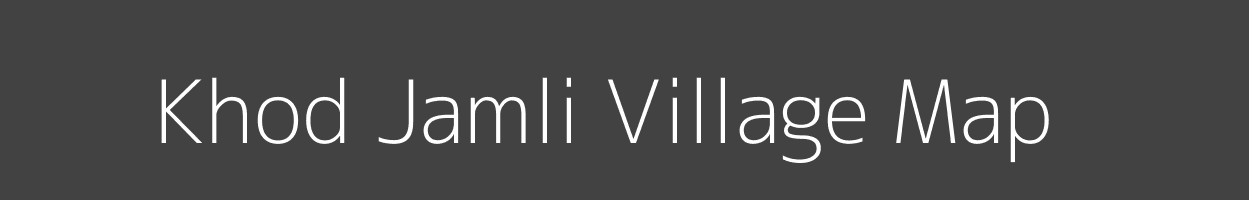 Map of Khod Jamli Village in Madhya Pradesh Image