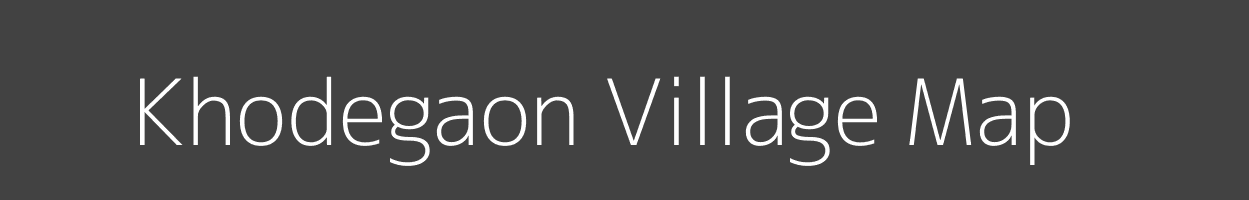 Map of Khodegaon Village in Maharashtra Image
