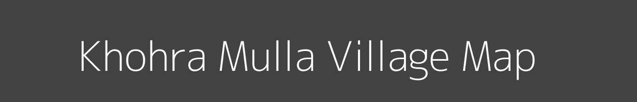 Map of Khohra Mulla Village in Rajasthan Image