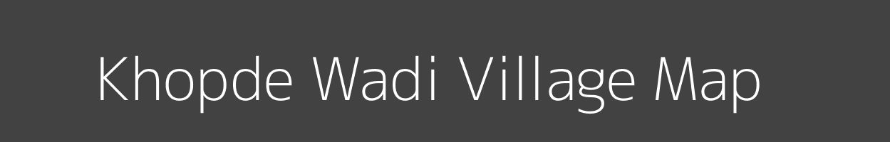Map of Khopde Wadi Village in Maharashtra Image