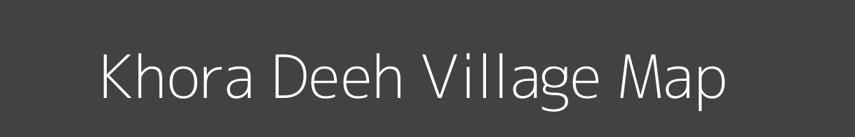Map of Khora Deeh Village in Uttar Pradesh Image