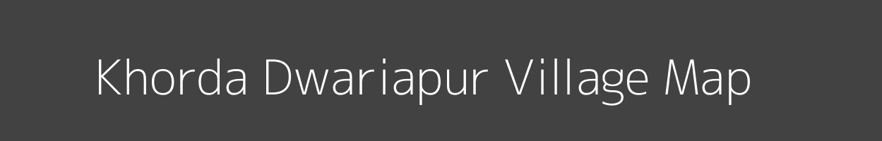 Map of Khorda Dwariapur Village in West Bengal Image