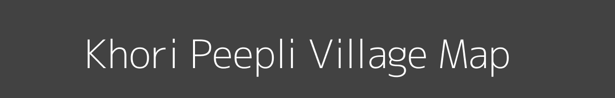 Map of Khori Peepli Village in Rajasthan Image