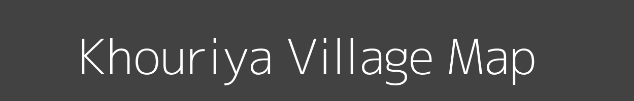 Map of Khouriya Village in Uttar Pradesh Image