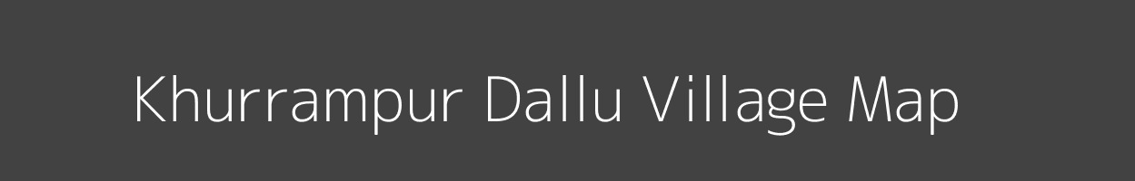 Map of Khurrampur Dallu Village in Uttar Pradesh Image