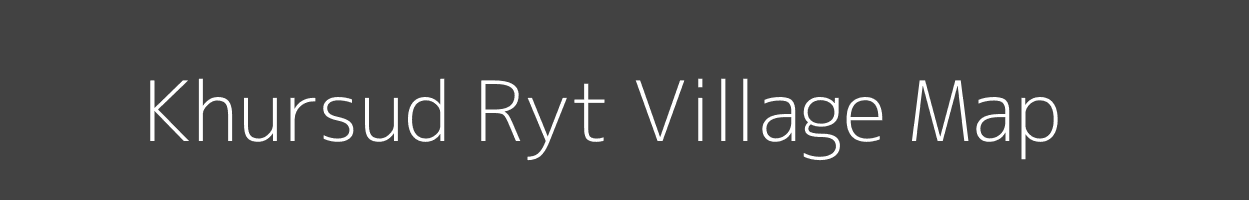 Map of Khursud Ryt Village in Madhya Pradesh Image