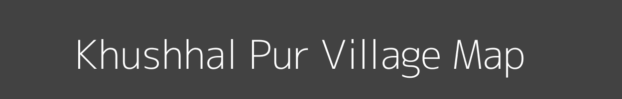 Map of Khushhal Pur Village in Uttar Pradesh Image