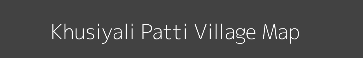 Map of Khusiyali Patti Village in Uttar Pradesh Image