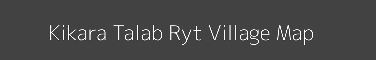 Map of Kikara Talab Ryt Village in Madhya Pradesh Image