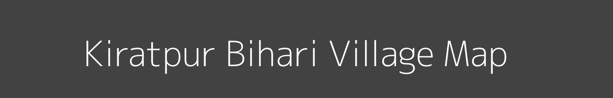 Map of Kiratpur Bihari Village in Uttar Pradesh Image