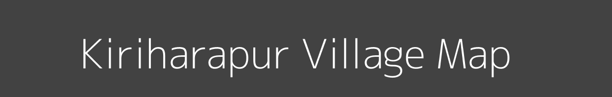 Map of Kiriharapur Village in Uttar Pradesh Image