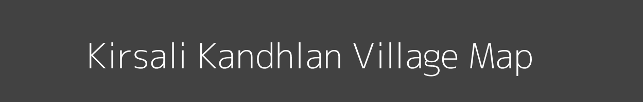 Map of Kirsali Kandhlan Village in Rajasthan Image