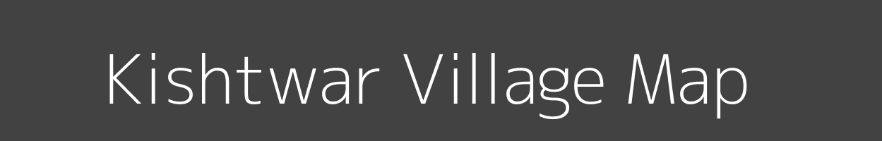 Map of Kishtwar Village in Jammu and Kashmir Image