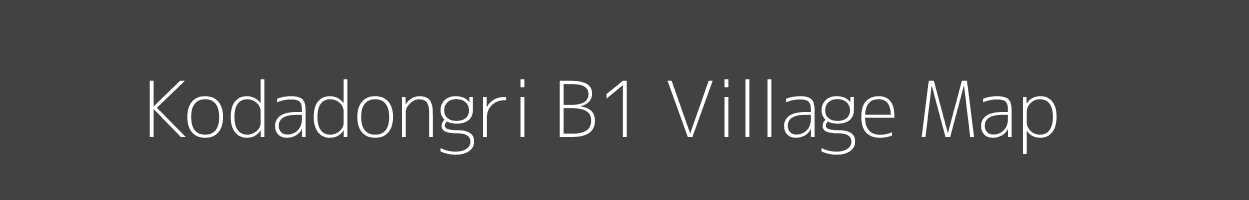Map of Kodadongri B1 Village in Madhya Pradesh Image