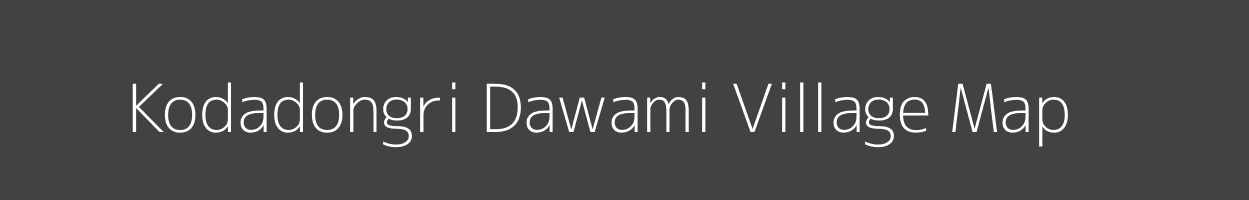 Map of Kodadongri Dawami Village in Madhya Pradesh Image