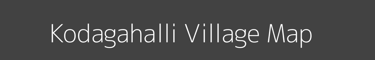 Map of Kodagahalli Village in Karnataka Image