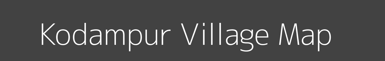 Map of Kodampur Village in Madhya Pradesh Image