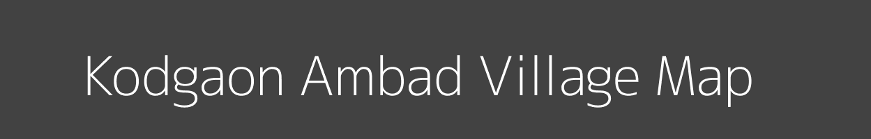 Map of Kodgaon Ambad Village in Maharashtra Image
