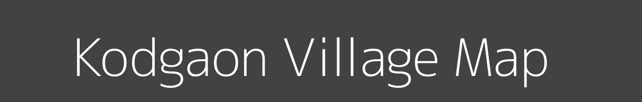 Map of Kodgaon Village in Maharashtra Image