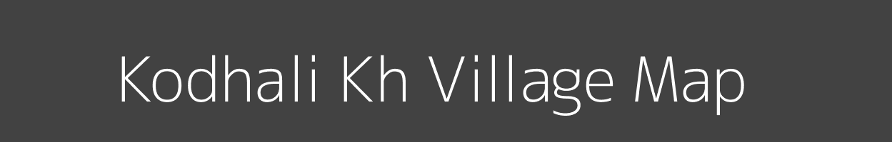 Map of Kodhali Kh Village in Maharashtra Image