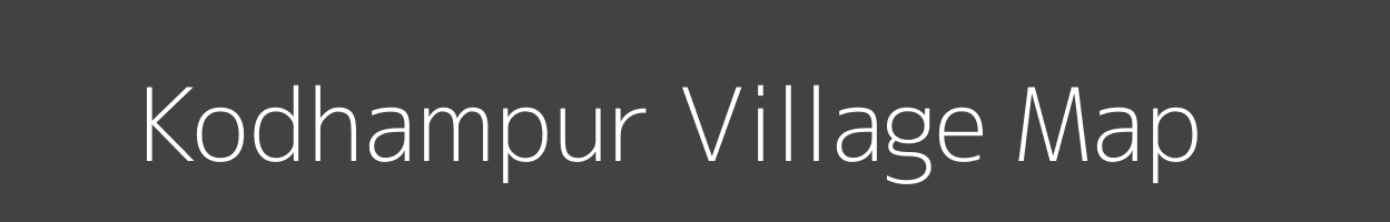 Map of Kodhampur Village in Uttar Pradesh Image