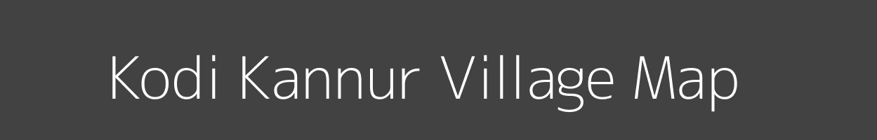 Map of Kodi Kannur Village in Karnataka Image