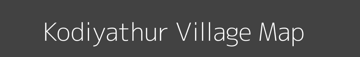Map of Kodiyathur Village in Kerala Image
