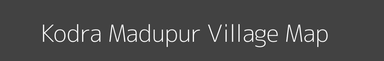 Map of Kodra Madupur Village in Uttar Pradesh Image