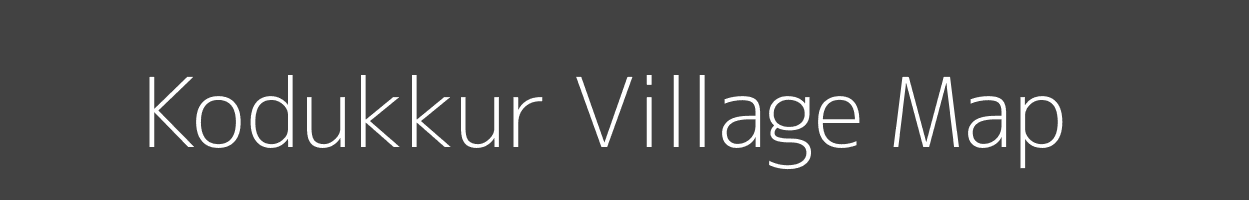 Map of Kodukkur Village in Tamil Nadu Image