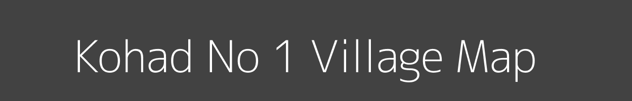 Map of Kohad No 1 Village in Uttar Pradesh Image