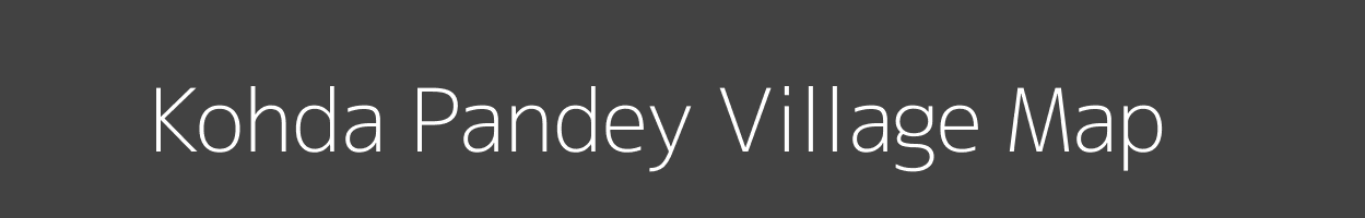 Map of Kohda Pandey Village in Uttar Pradesh Image