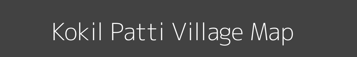 Map of Kokil Patti Village in Uttar Pradesh Image