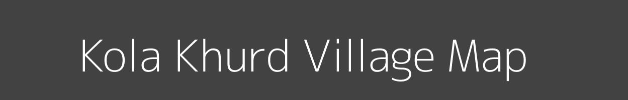 Map of Kola Khurd Village in Bihar Image