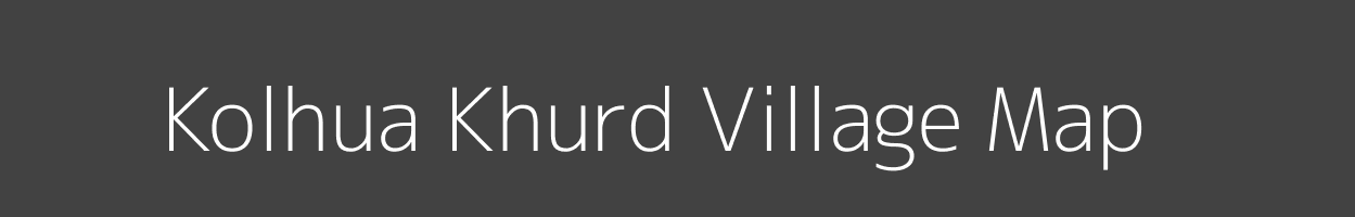 Map of Kolhua Khurd Village in Jharkhand Image