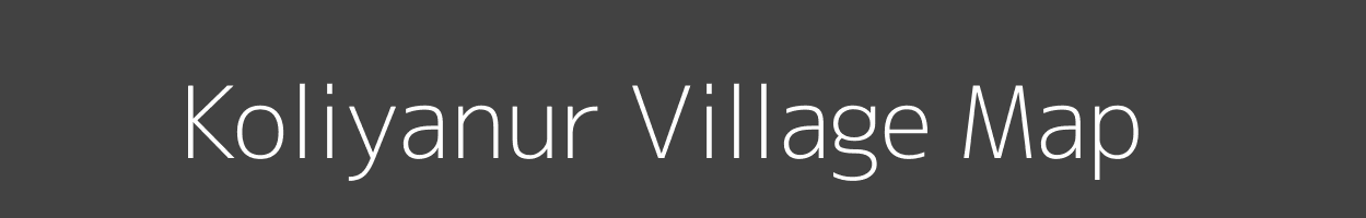 Map of Koliyanur Village in Tamil Nadu Image