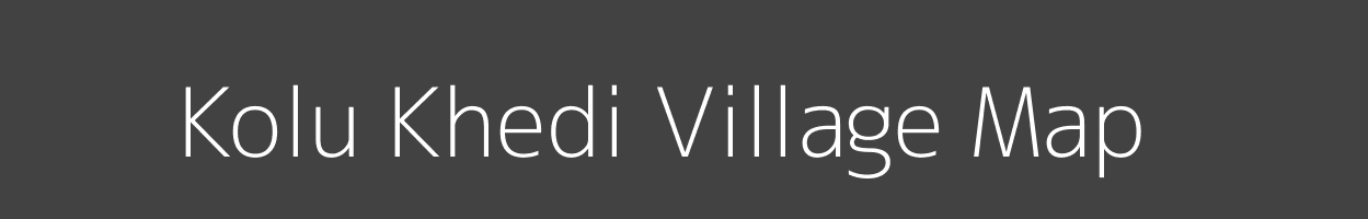 Map of Kolu Khedi Village in Madhya Pradesh Image