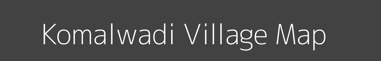 Map of Komalwadi Village in Maharashtra Image