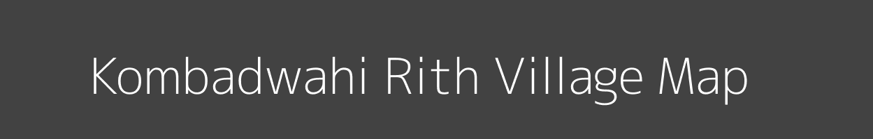 Map of Kombadwahi Rith Village in Maharashtra Image