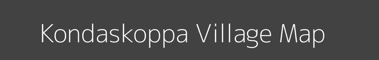 Map of Kondaskoppa Village in Karnataka Image