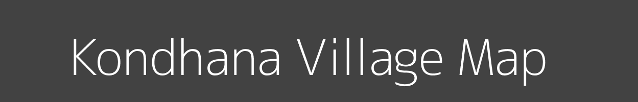 Map of Kondhana Village in Maharashtra Image