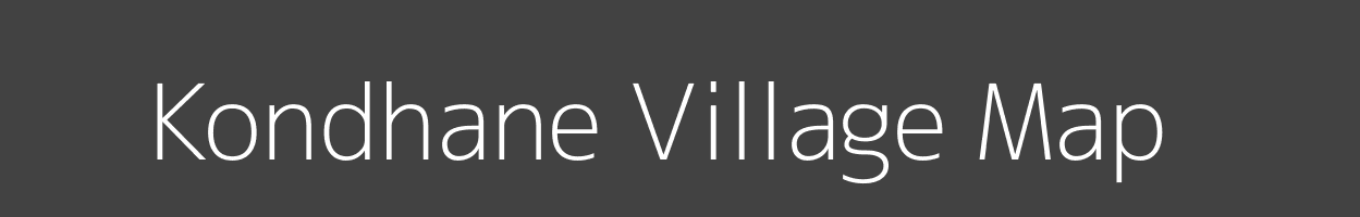 Map of Kondhane Village in Maharashtra Image