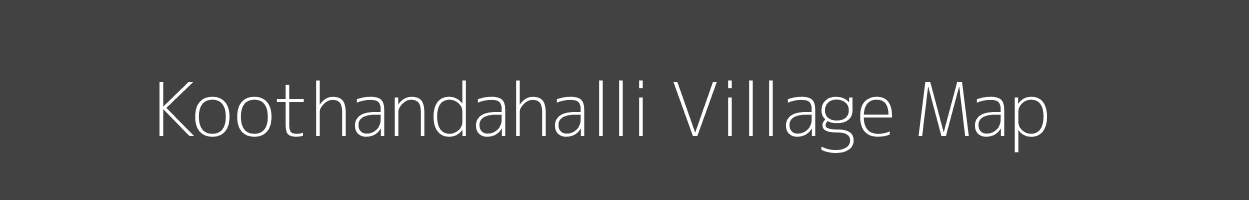 Map of Koothandahalli Village in Karnataka Image
