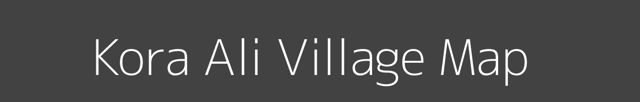 Map of Kora Ali Village in Uttar Pradesh Image